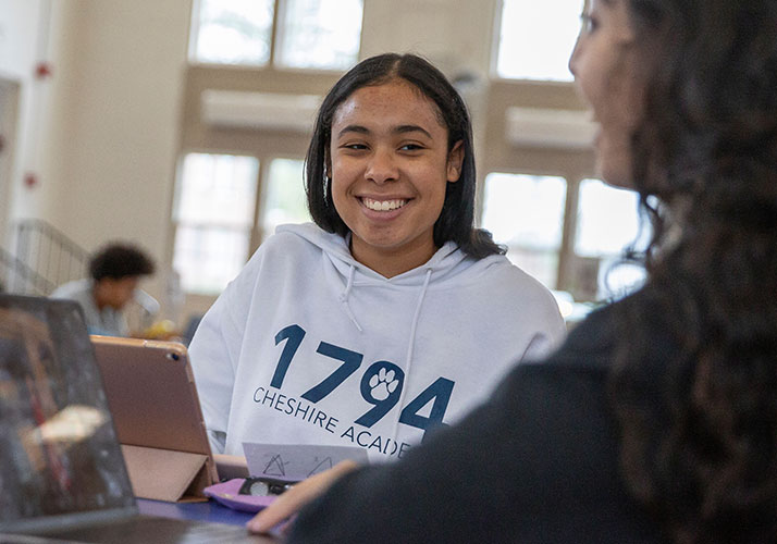 Photo of happy students. Link to Gifts of Appreciated Securities