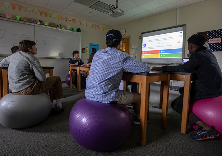 Photo of students in classroom. Link to Closely Held Business Stock