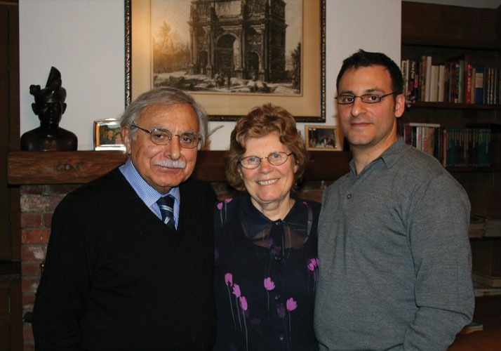 Bart DePetrillo ’87 and his parents